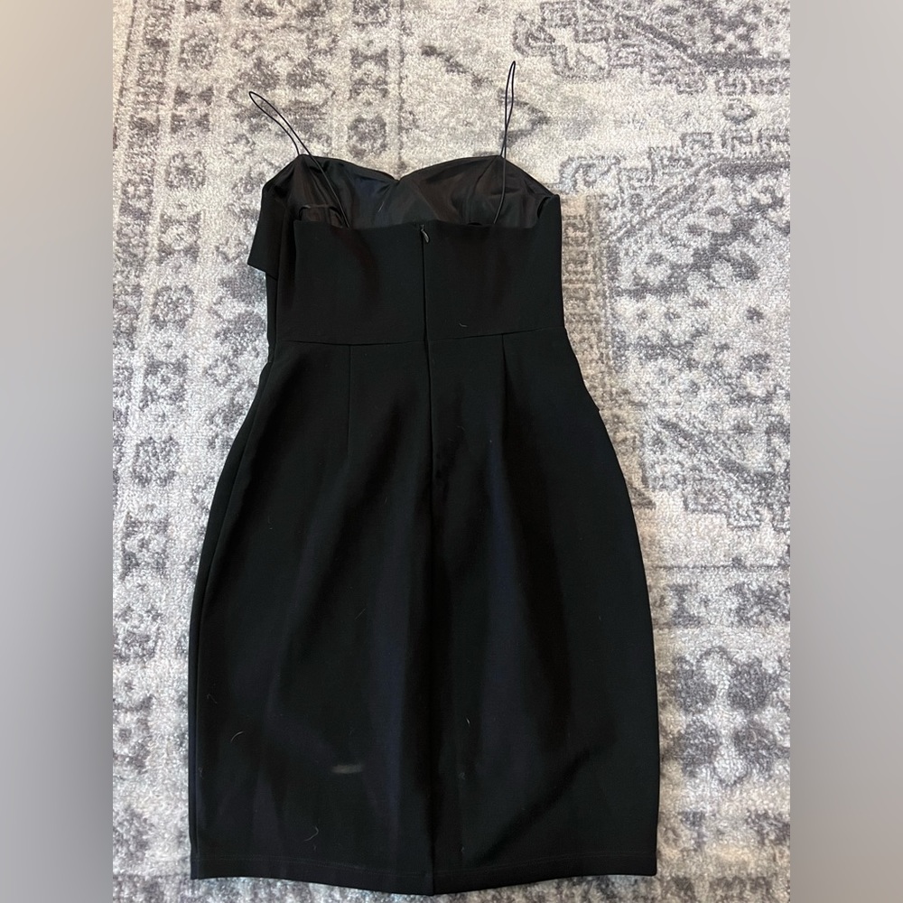 ASTR Bodycon Asymmetric Ruffle Dress LBD Small - Picture 9 of 9